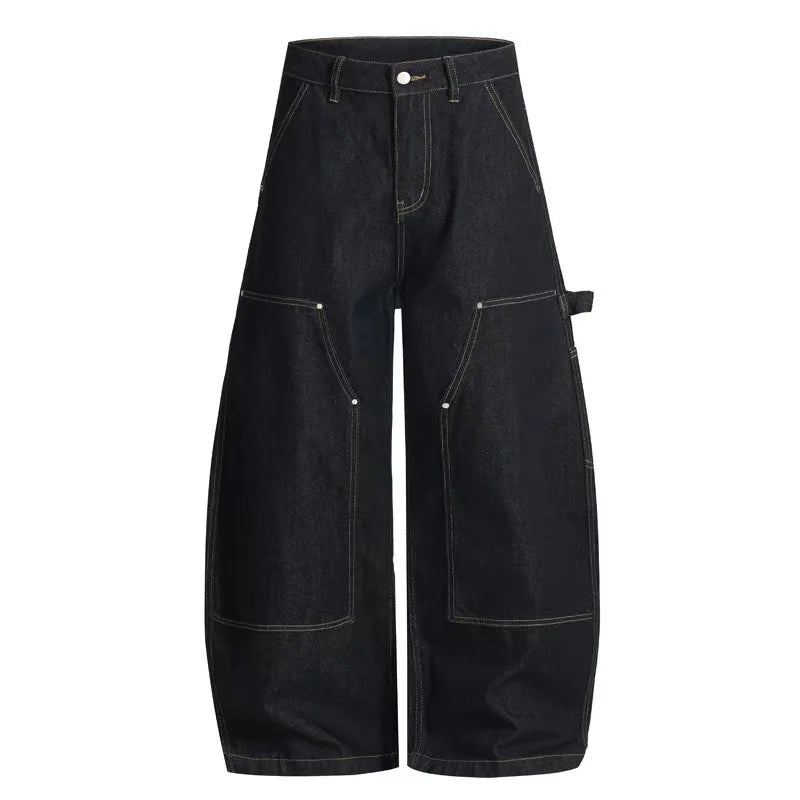 Y2K Washed Essentials Carpenter Barrel Jeans