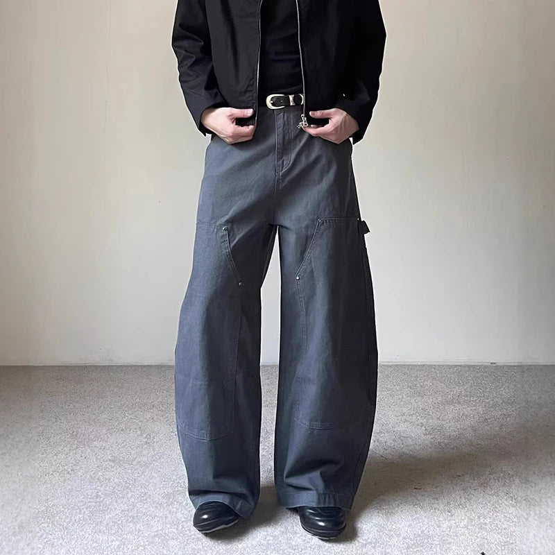 Y2K Washed Essentials Carpenter Barrel Jeans