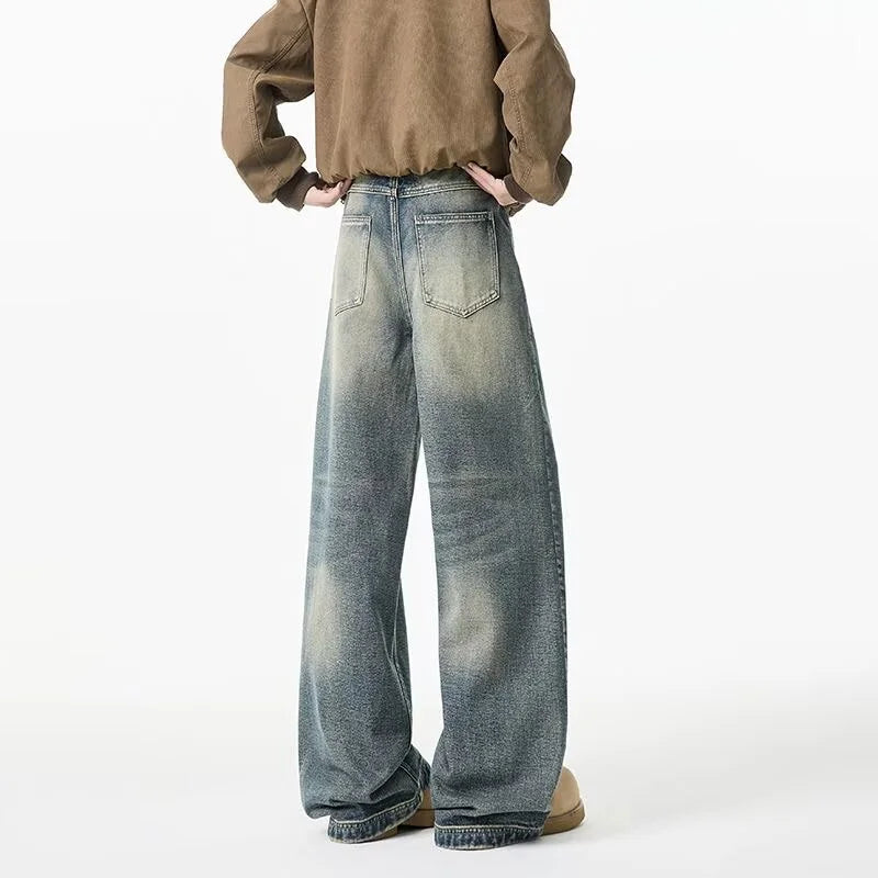 Y2K Washed Straight Leg Jeans