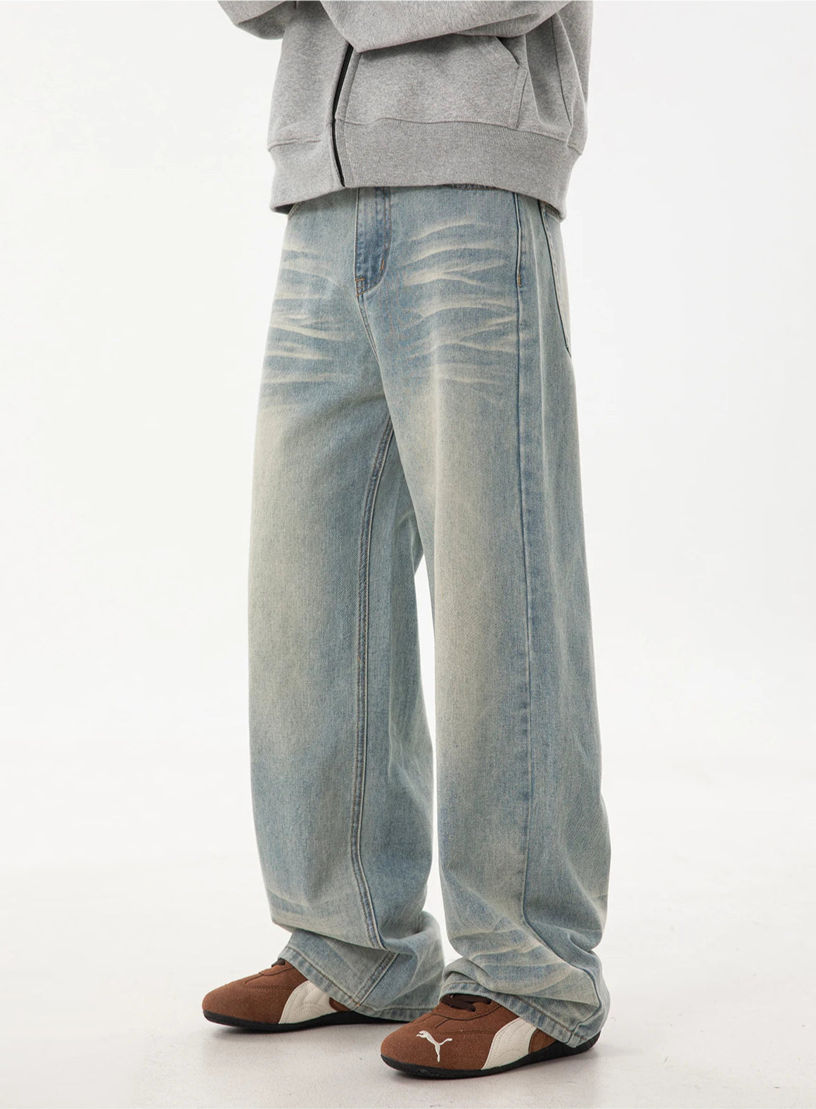 Y2K Washed Straight Leg Vintage Jeans