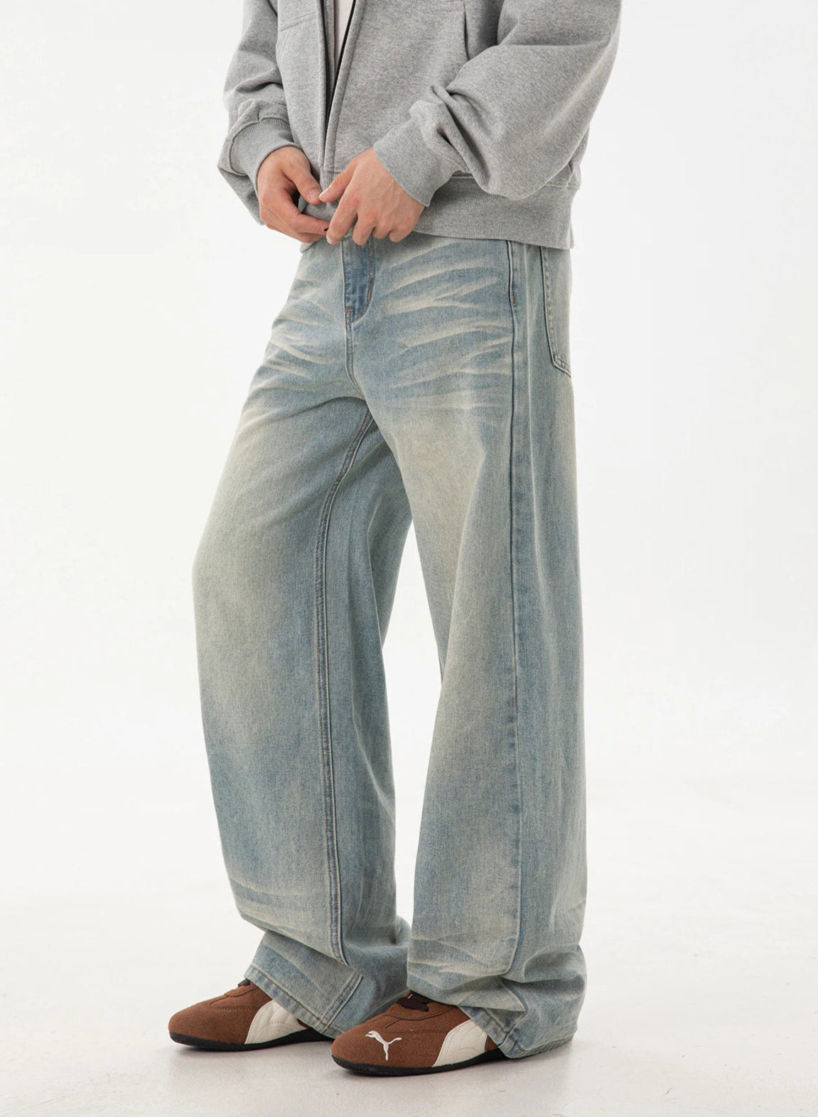 Y2K Washed Straight Leg Vintage Jeans