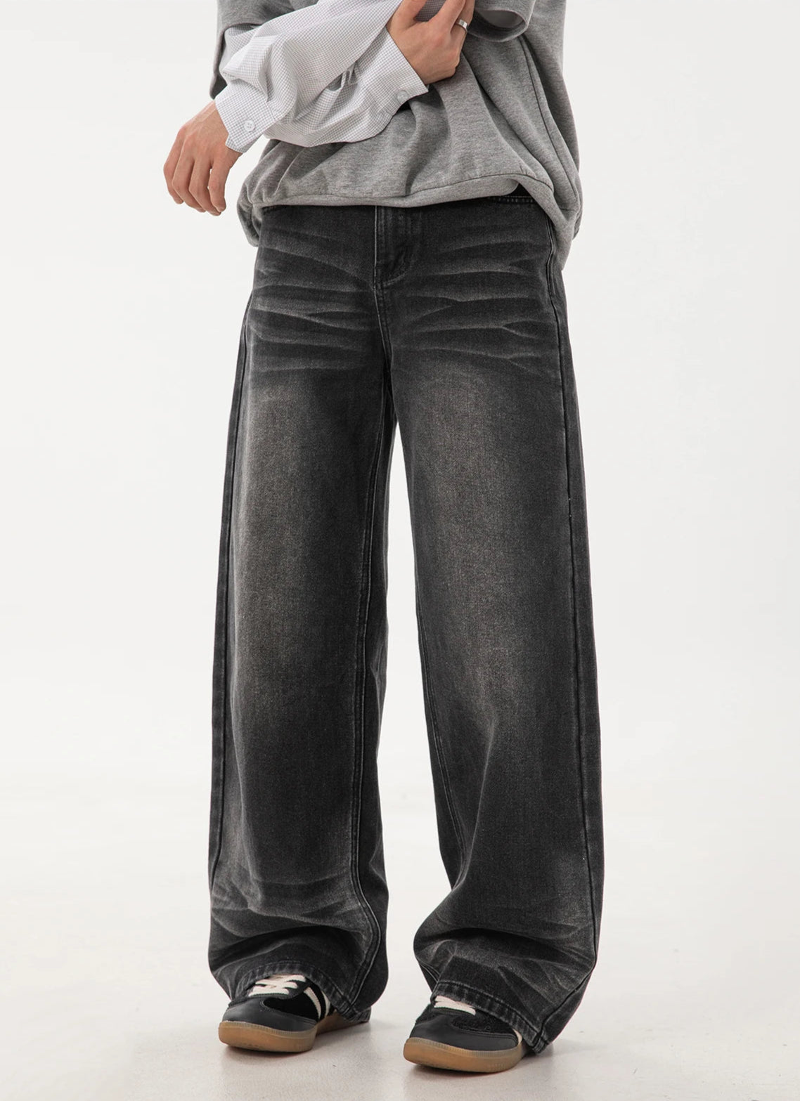 Y2K Washed Straight Leg Vintage Jeans