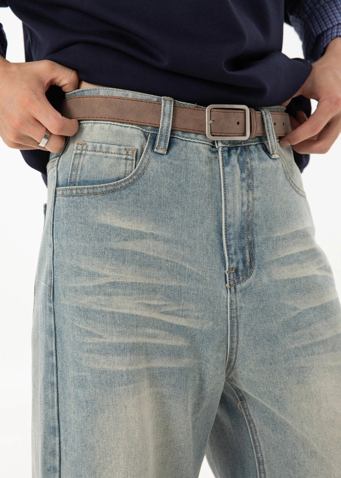 Y2K Washed Straight Leg Vintage Jeans