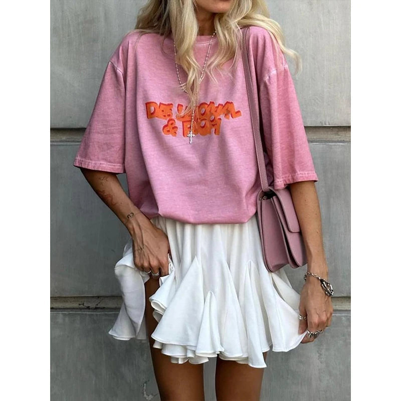 Y2K White High Waist Ruffle Mini Skirt