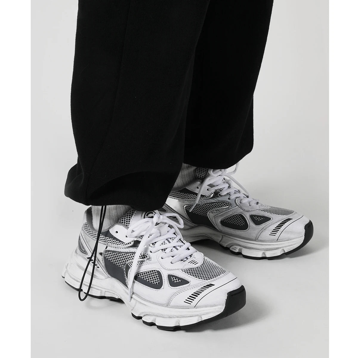 Y2K White Mesh Trainers