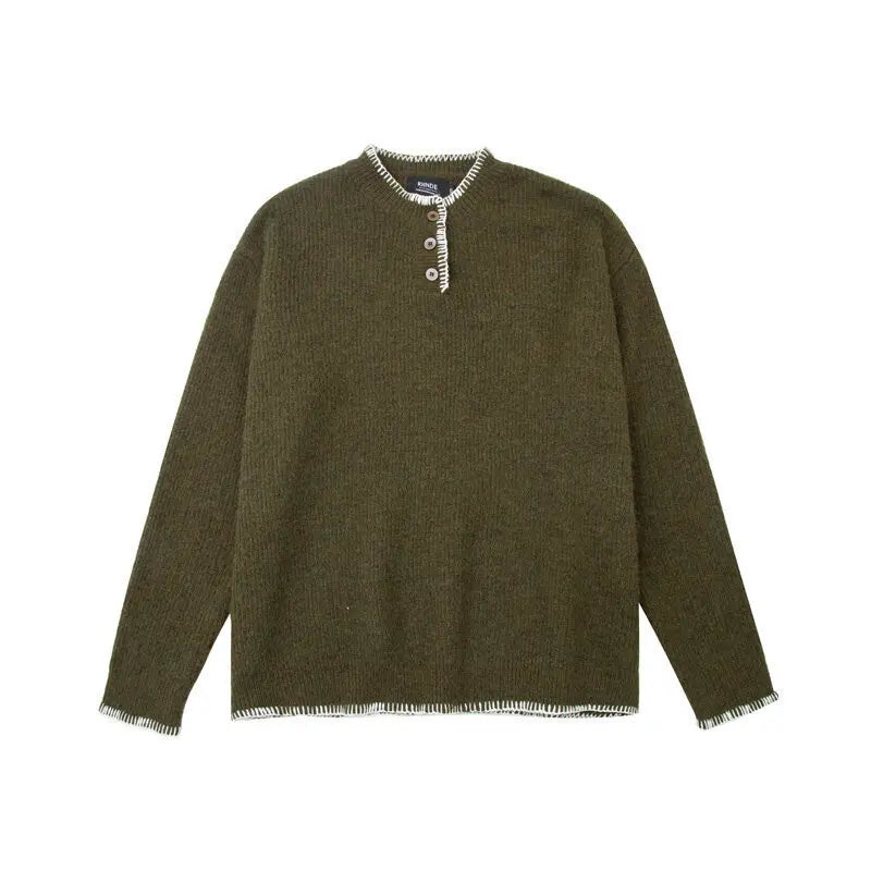 Y2K Winter Round Neck Knitted Jumper Sweater
