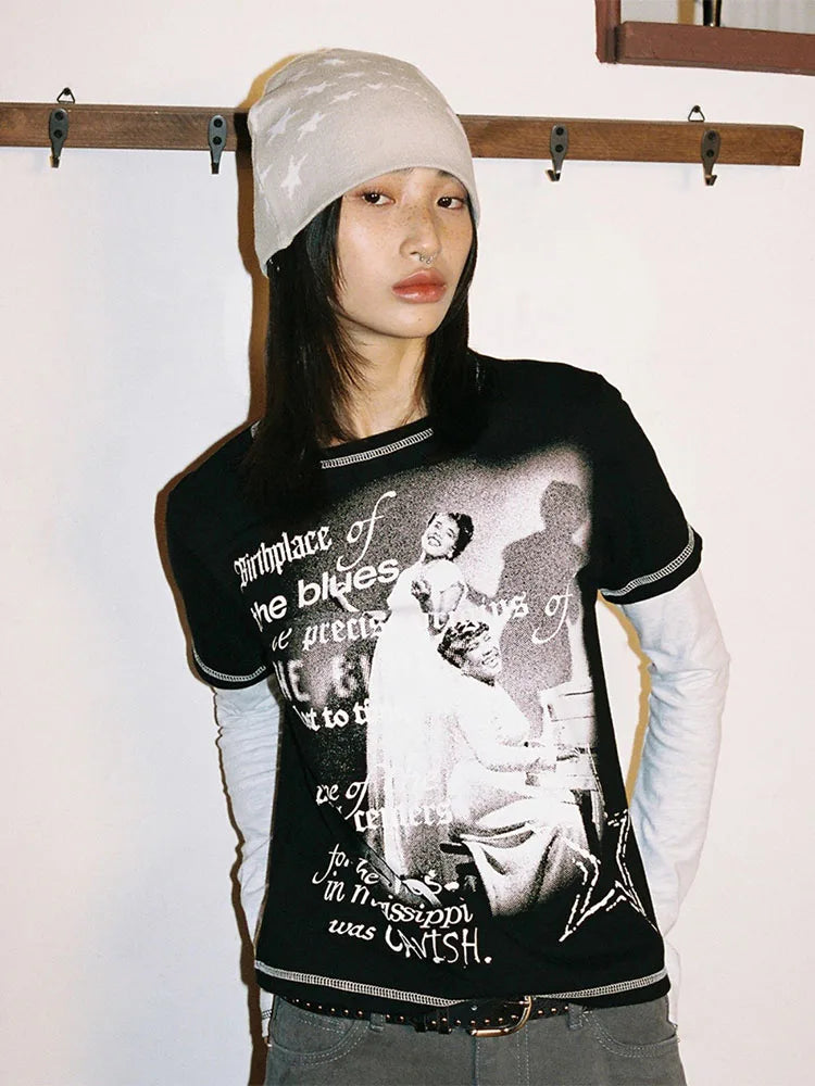 Y2K Winter Wish Graphic Beanie