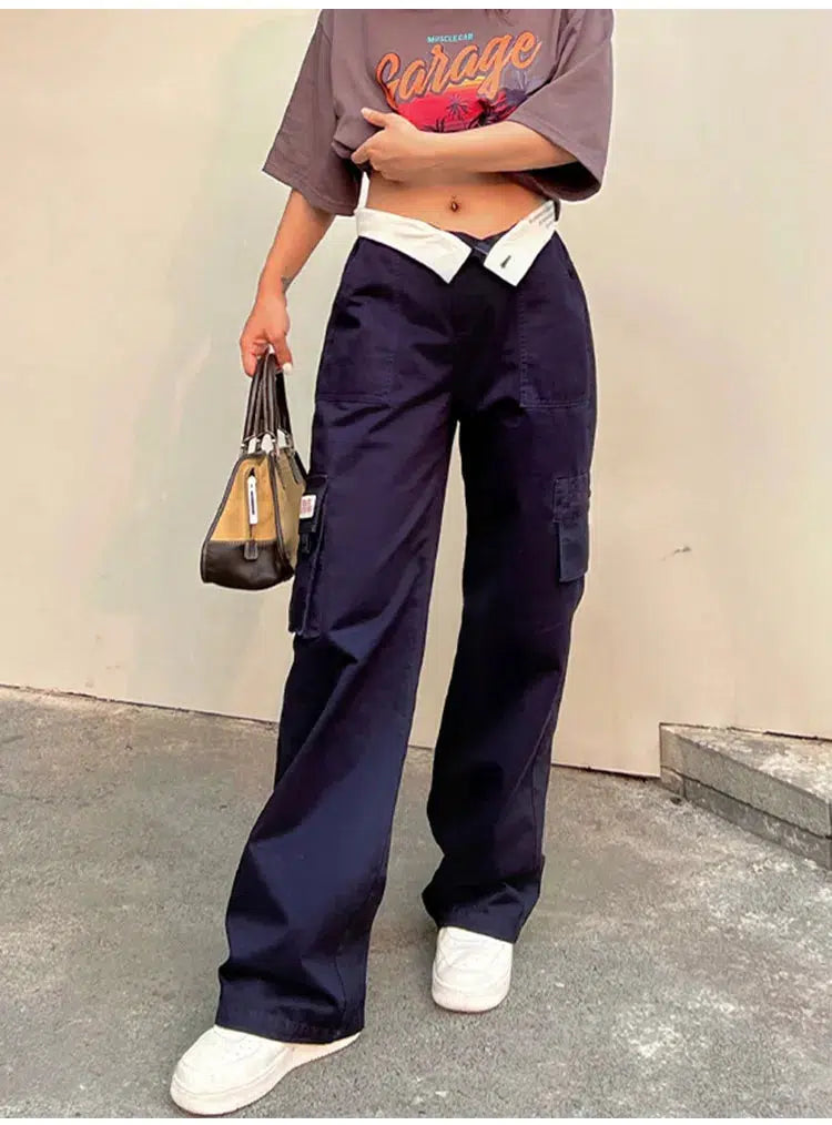 Y2K Womens Cargo Trousers