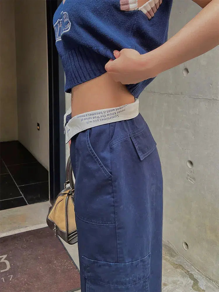 Y2K Womens Cargo Trousers