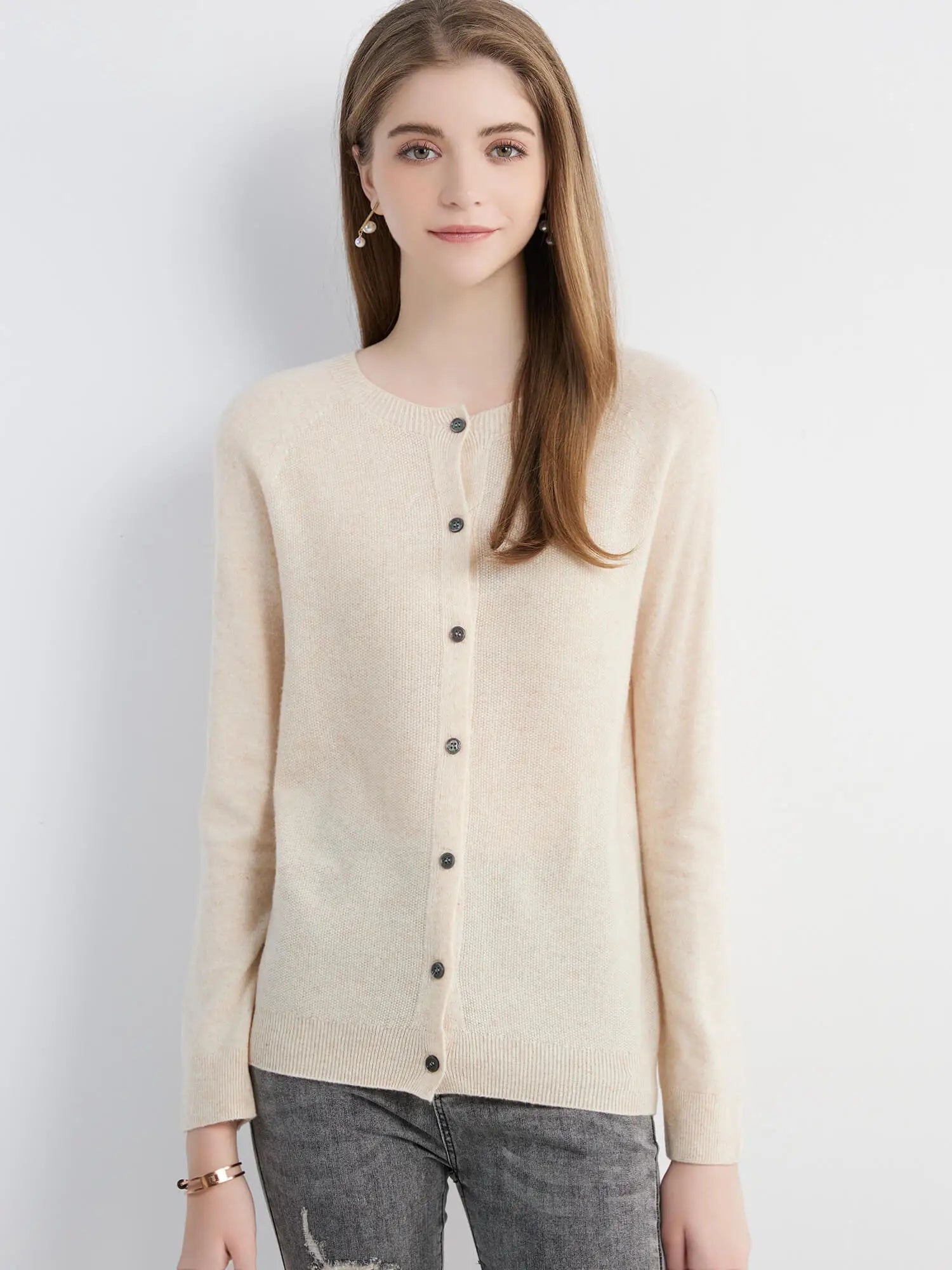 Y2K Womens Essentials Knit Cardigan Sweater