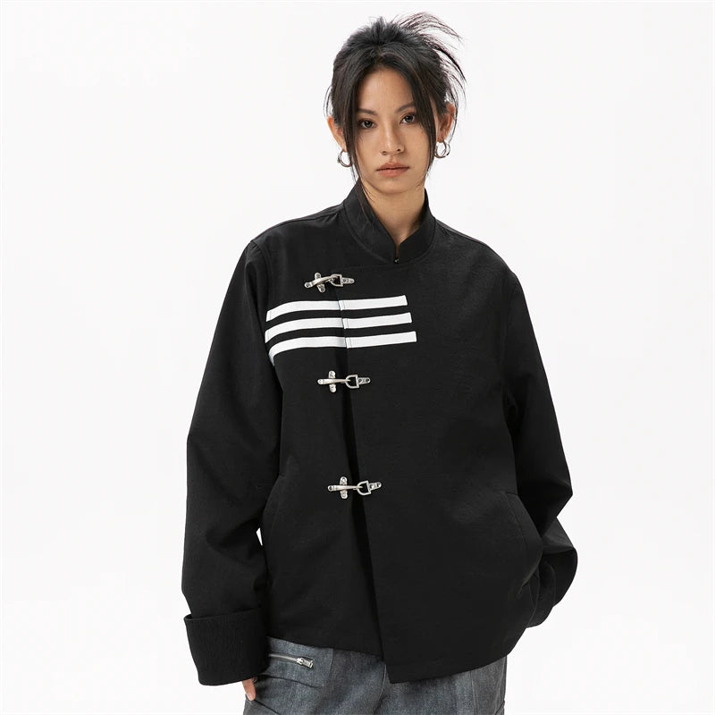 Y2K Womens Jet Clasp Blazer Jacket Coat