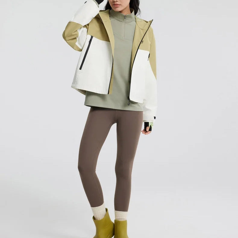 Y2K Womens Short Waterproof Windbreaker Jacket