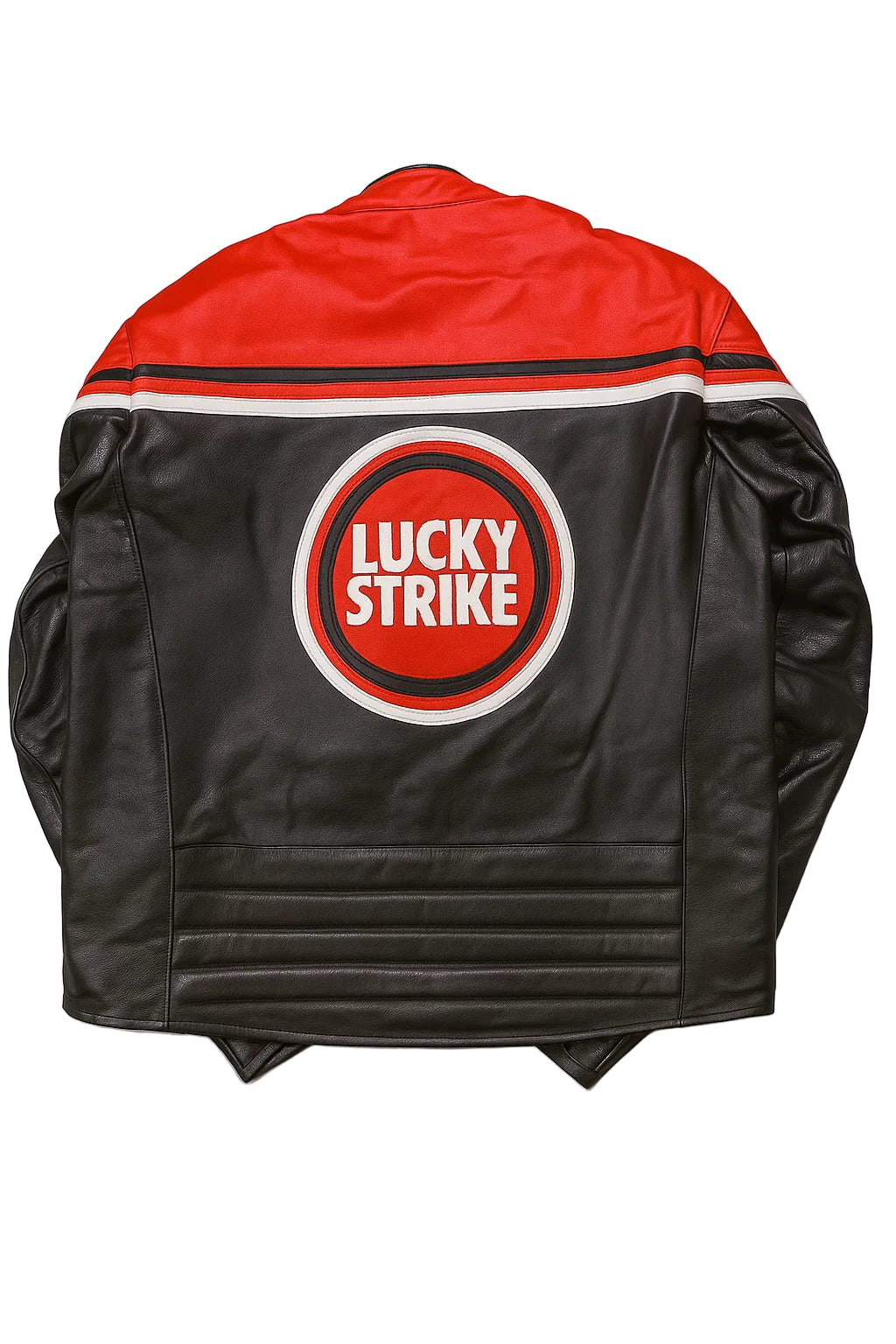 Y2K Lucky Strike Leather NASCAR Racing Jacket