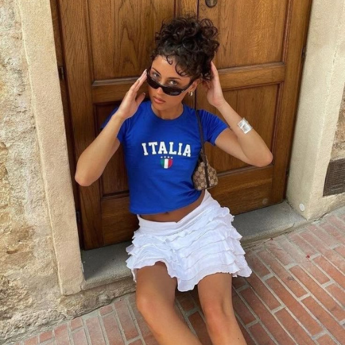 Italia Crop Tops