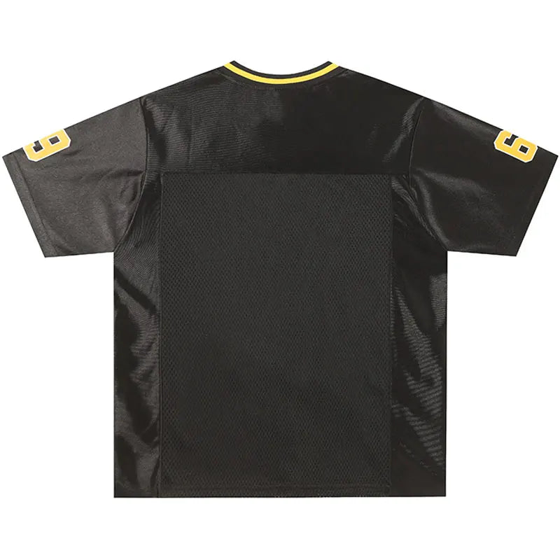 "69 Flame" Graphic Y2K Classic Football Jersey