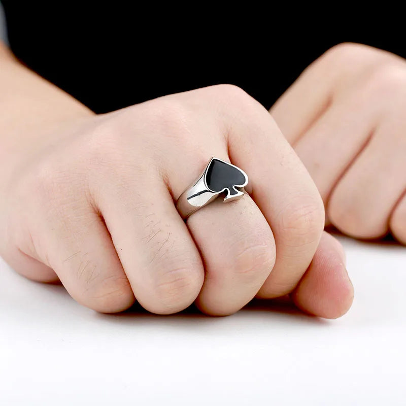 Ace of Spades Ring