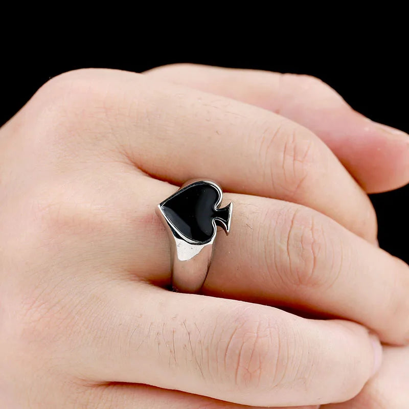 Ace of Spades Ring