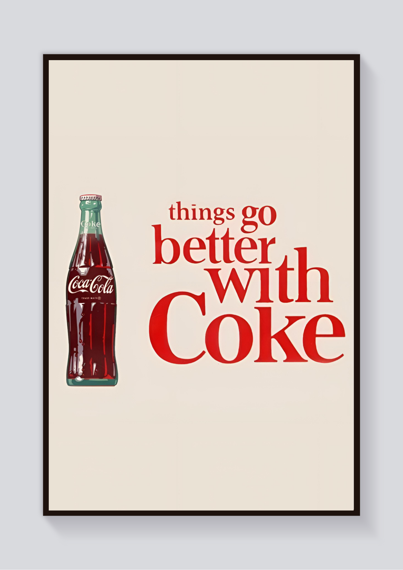 Better with Coke Poster