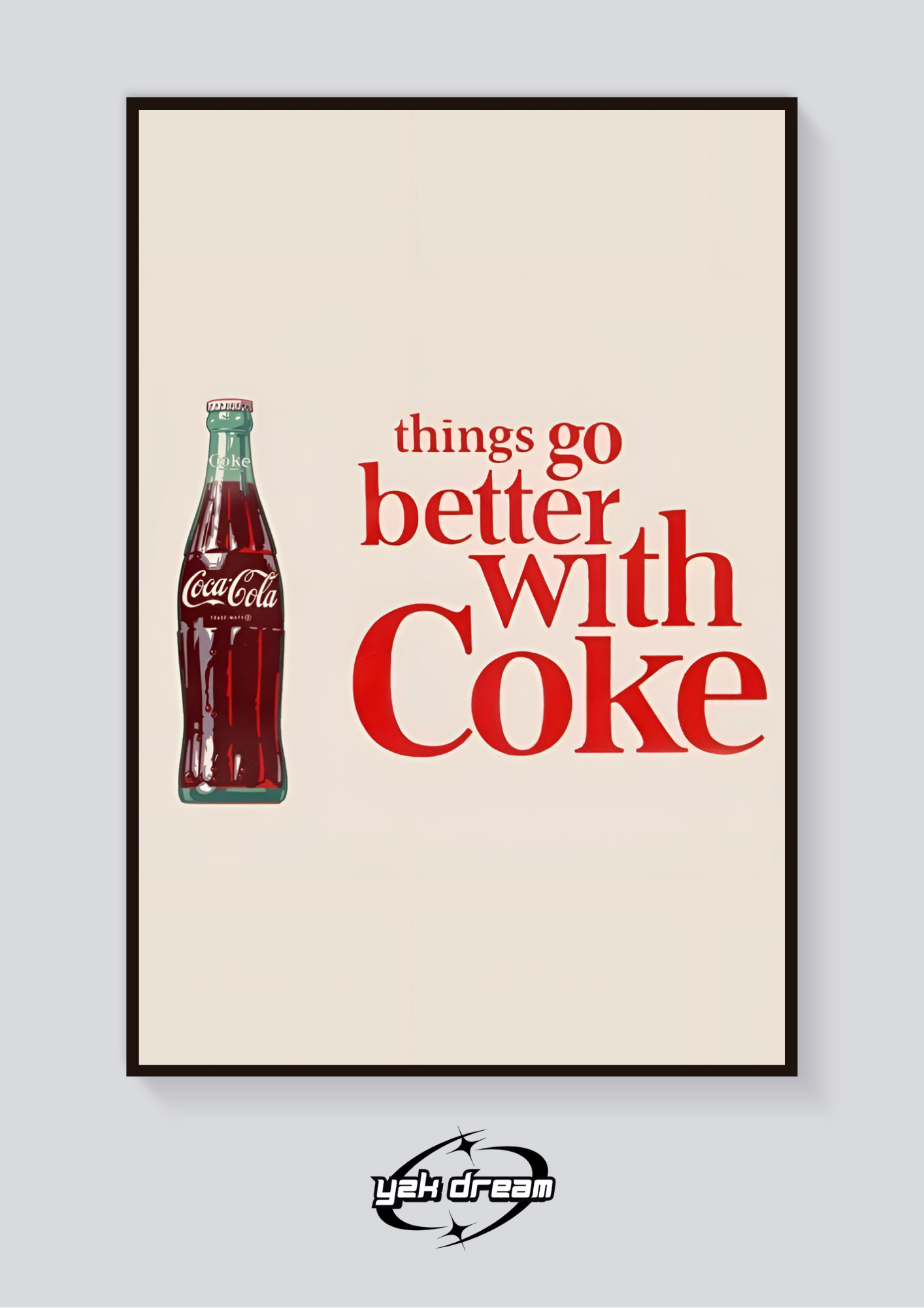 Better with Coke Poster