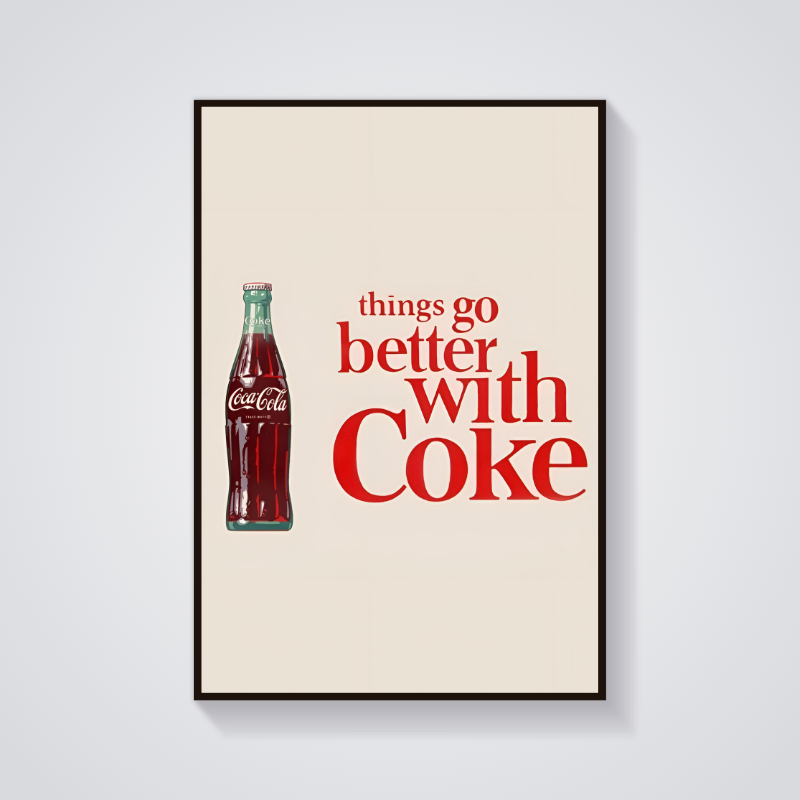 Better with Coke Poster