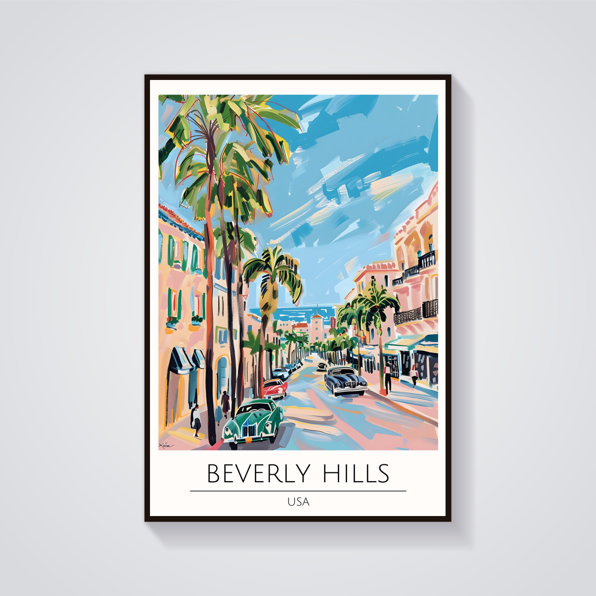 Beverly Hills Street Poster