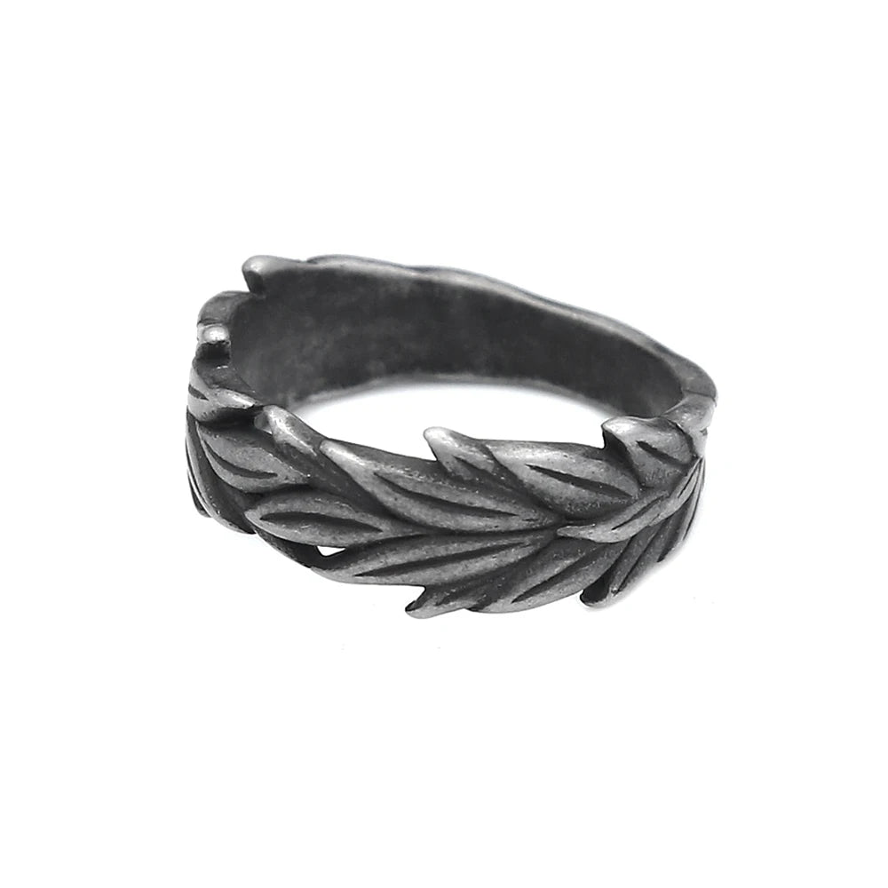 Black Ears of Wheat Ring