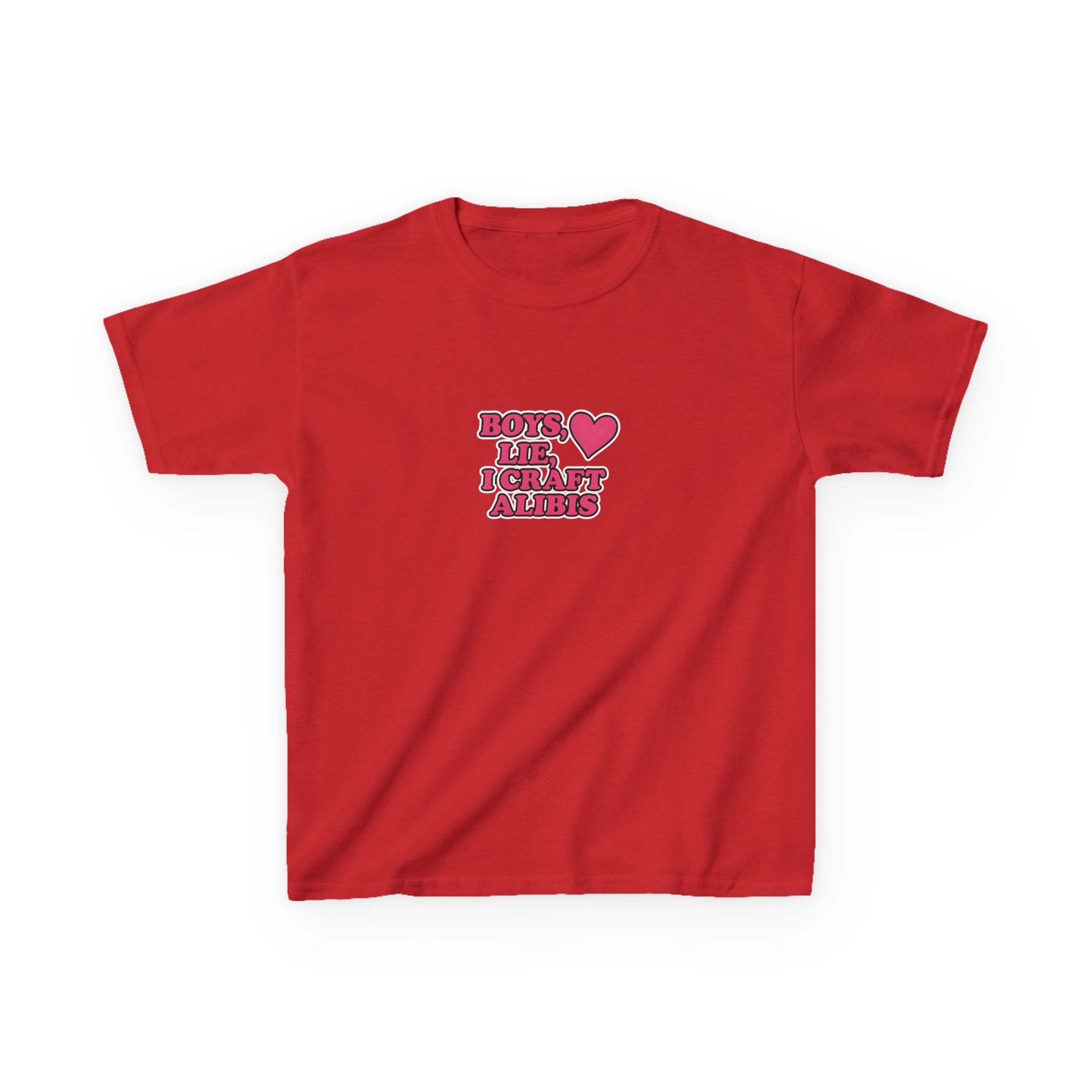 Boys Lie, I Craft Alibis Graphic Baby Tee