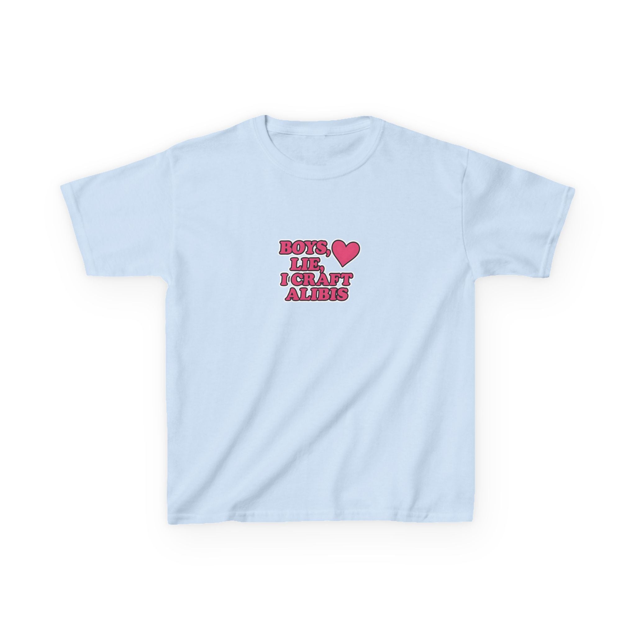 Boys Lie, I Craft Alibis Graphic Baby Tee