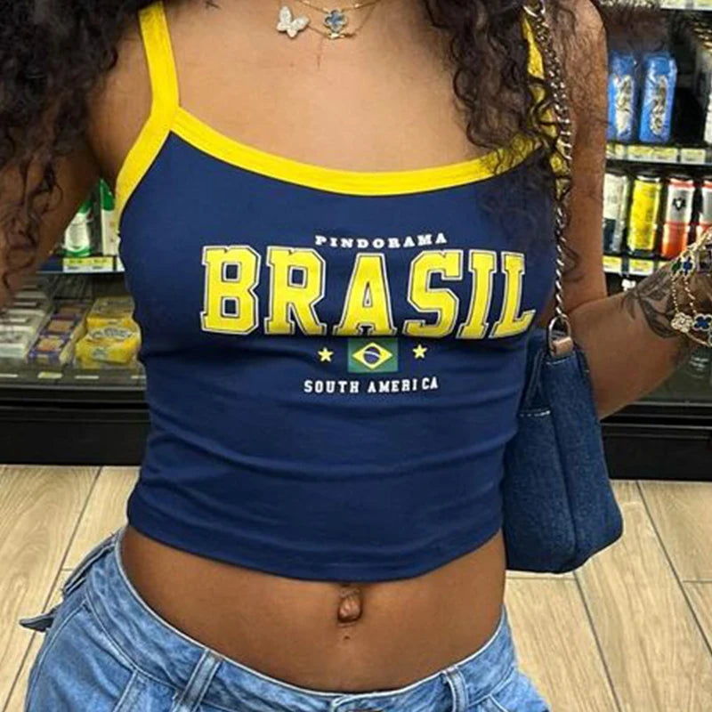 Brazil Tank Top Navy