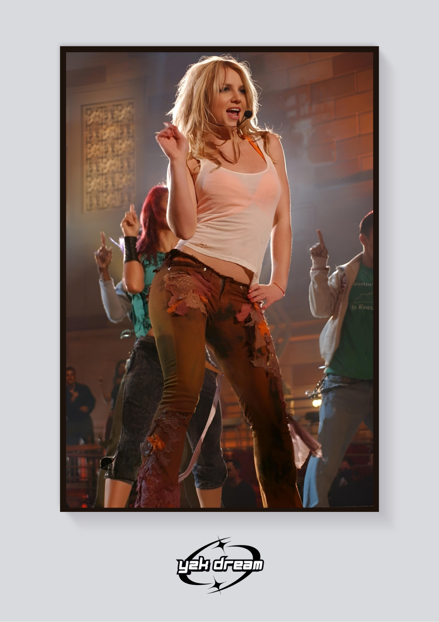 Y2K Britney 2003 Performance Poster