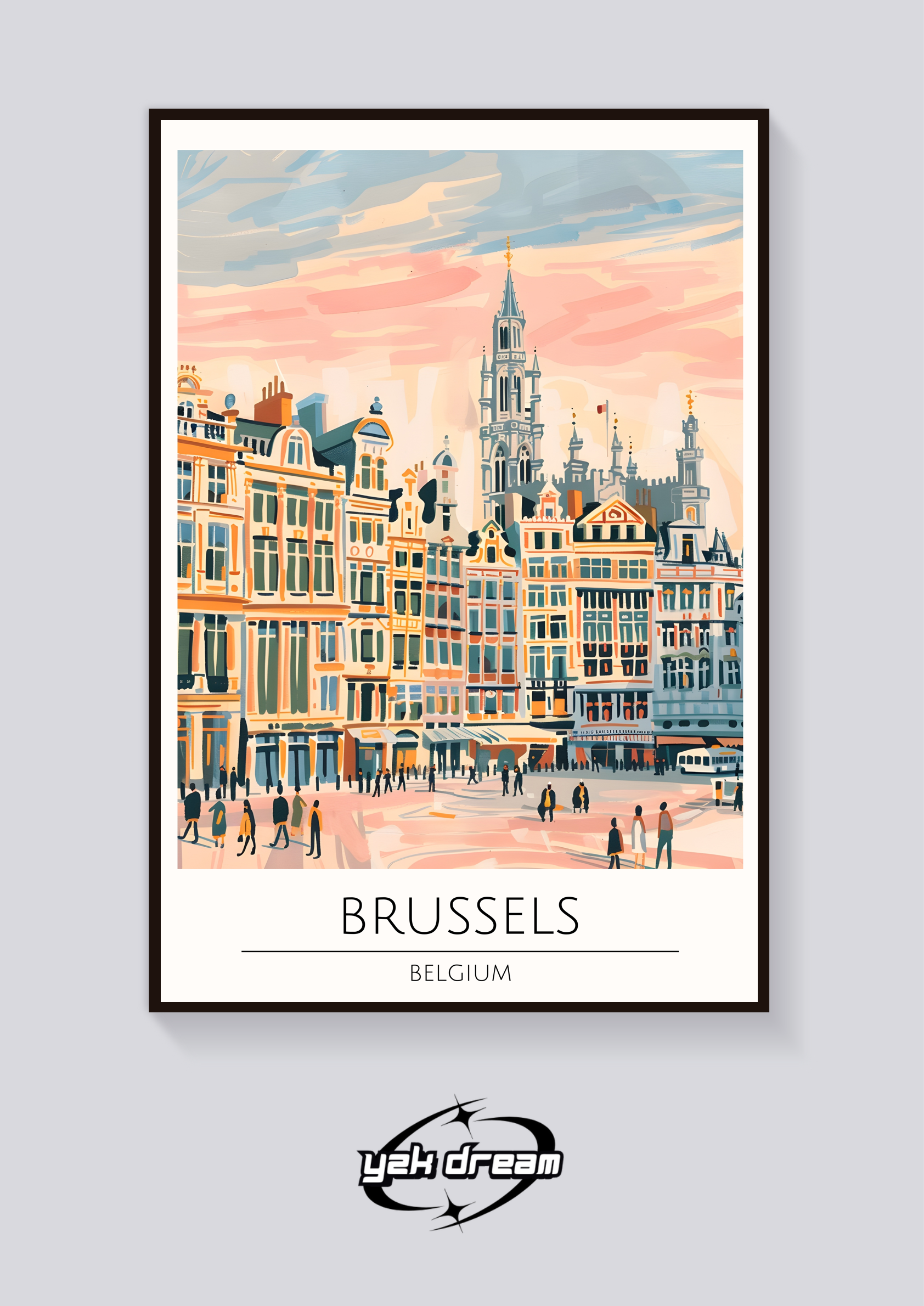 Brussels Grand Place Poster