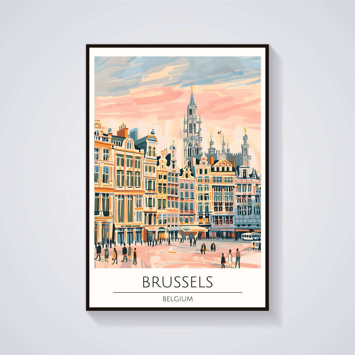 Brussels Grand Place Poster