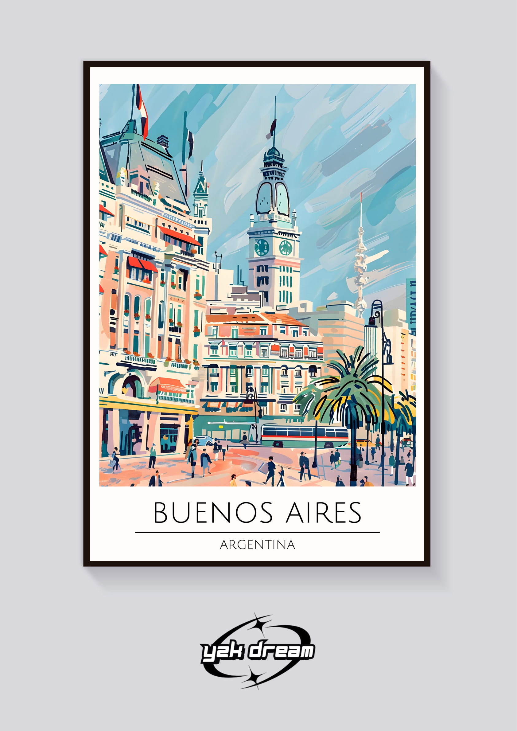 Buenos Aires Cityscape Poster