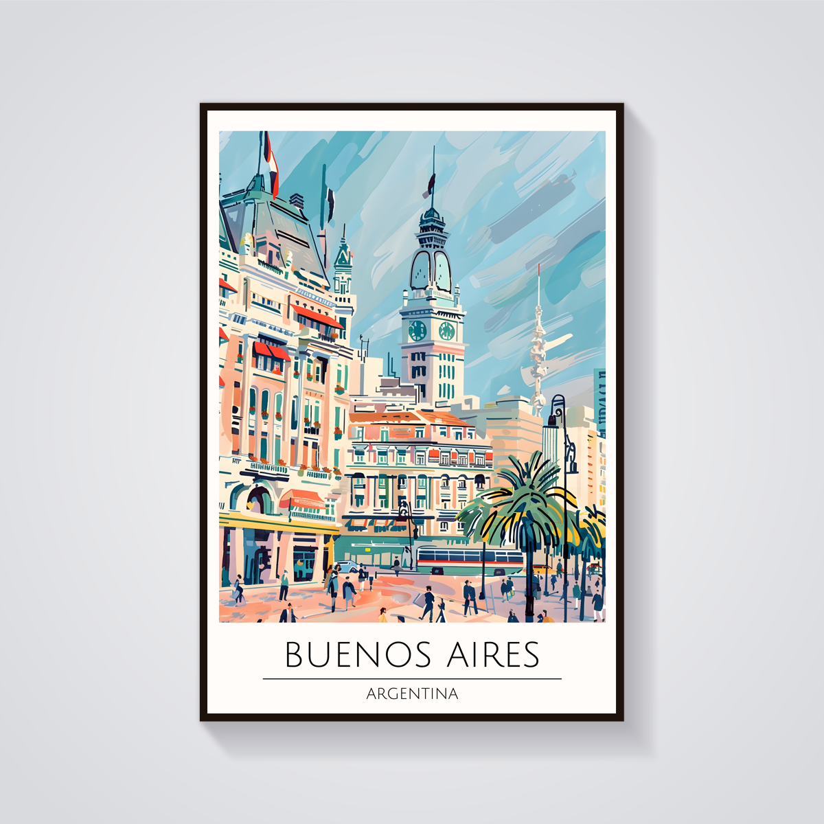 Buenos Aires Cityscape Poster