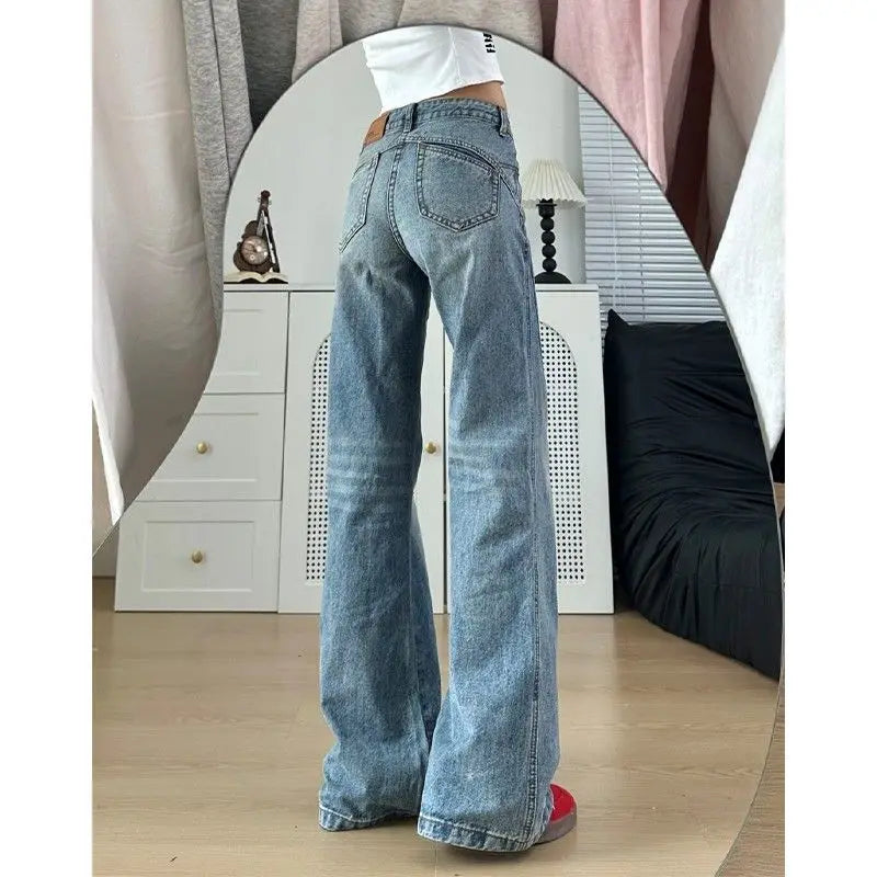 Casual Y2K Grunge Baggy Denim Wide Leg Jeans