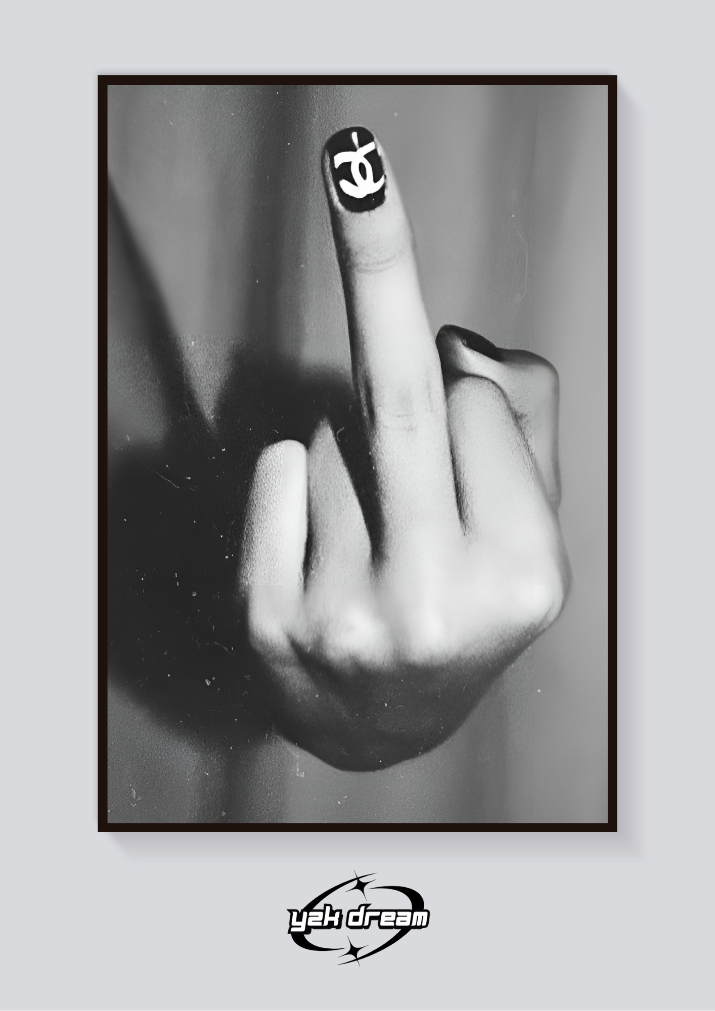 Y2K Chanel F*ck U Poster