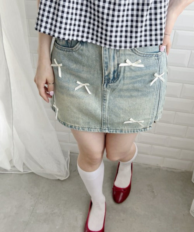 Coquette Y2K Mini Bows Mini Skirt