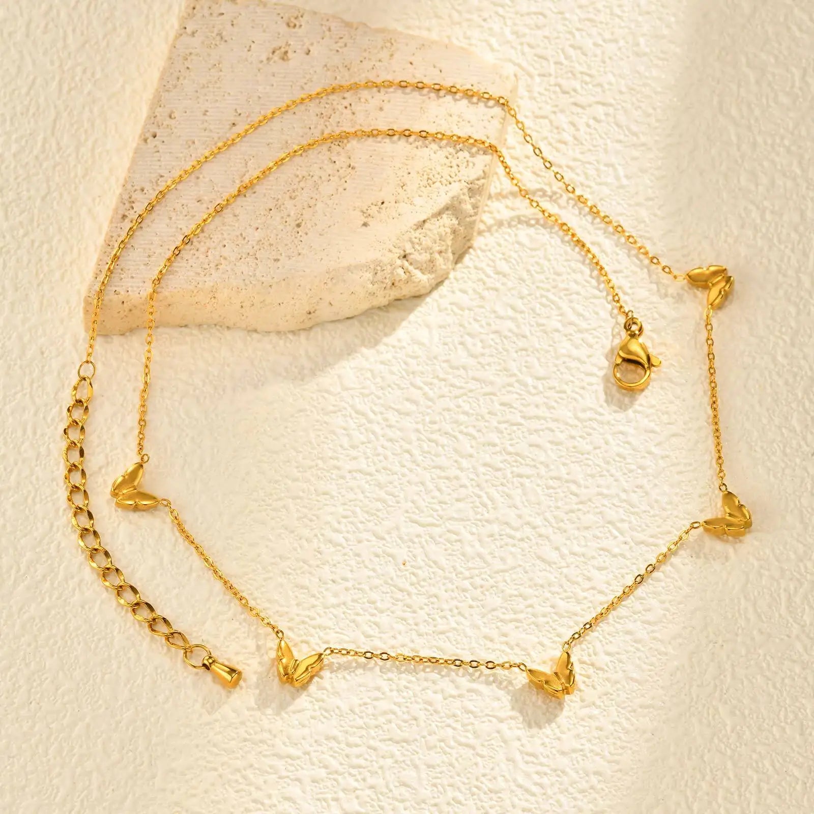 Dainty Y2K Butterfly Charm Necklace