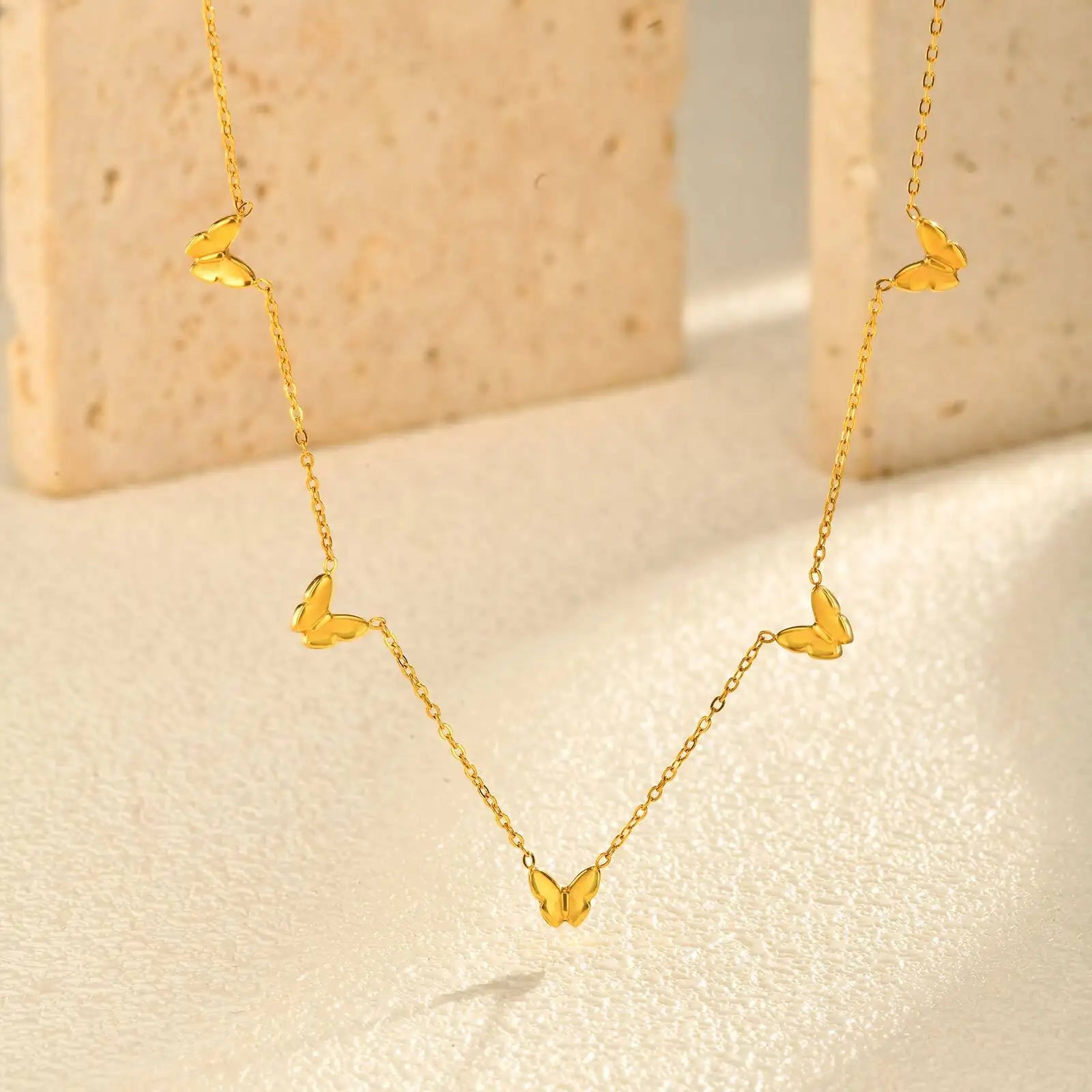 Dainty Y2K Butterfly Charm Necklace