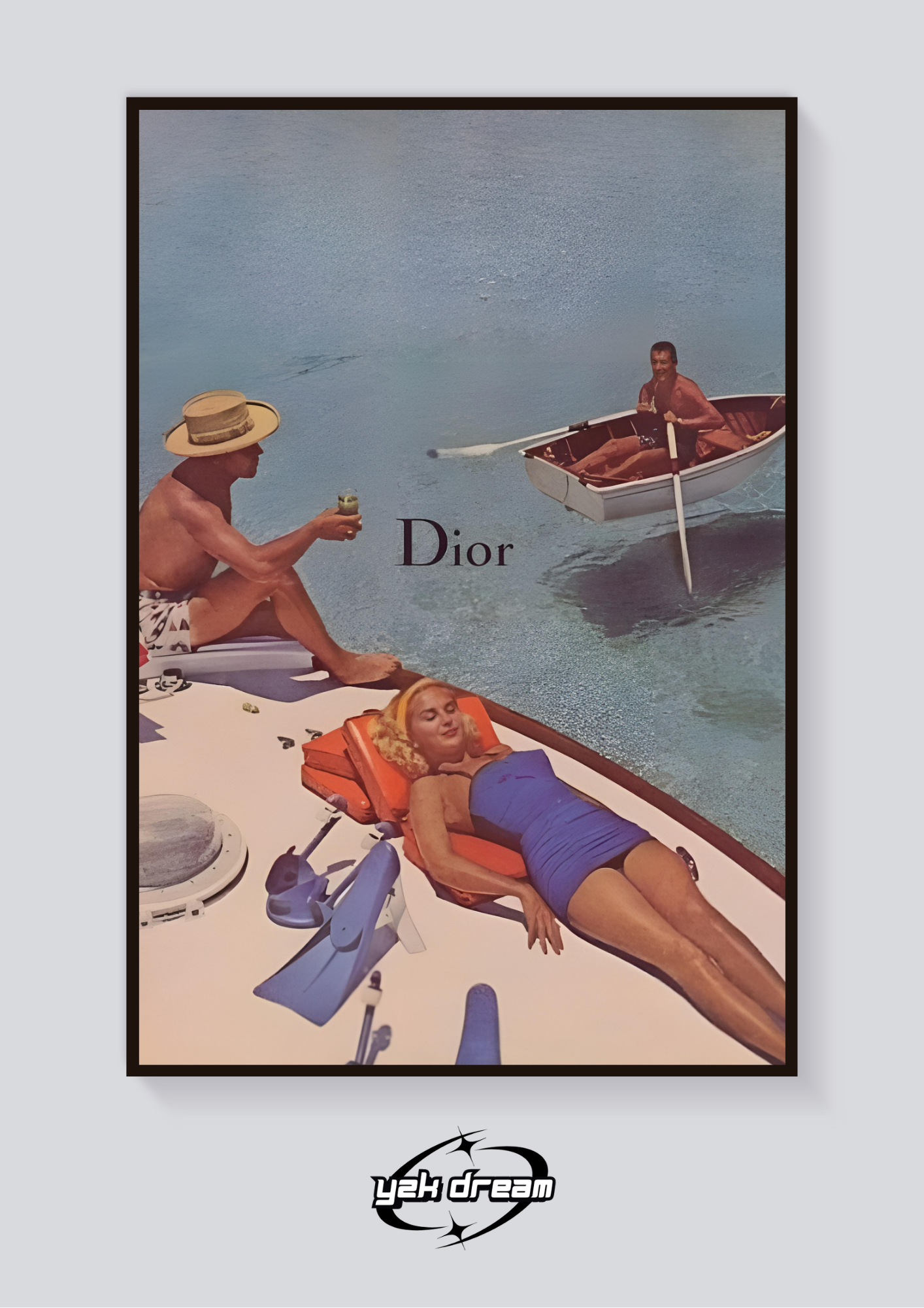 Dior Yacht Side Poster