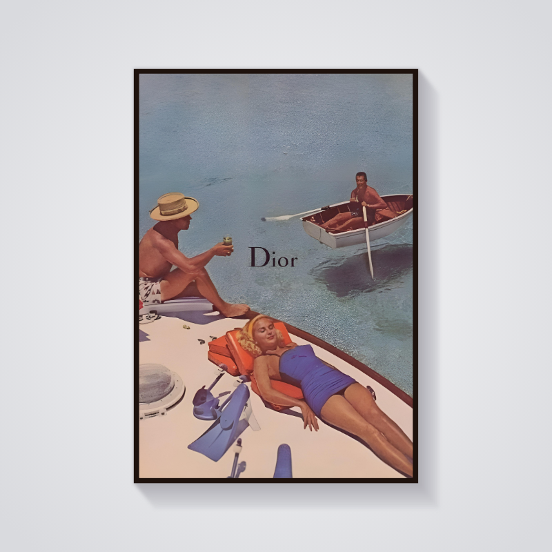 Dior Yacht Side Poster