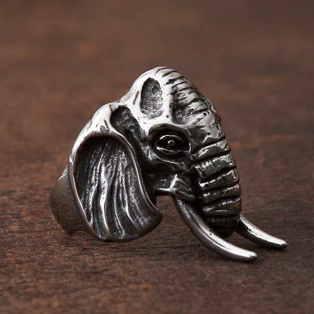 Elephant Head Ring