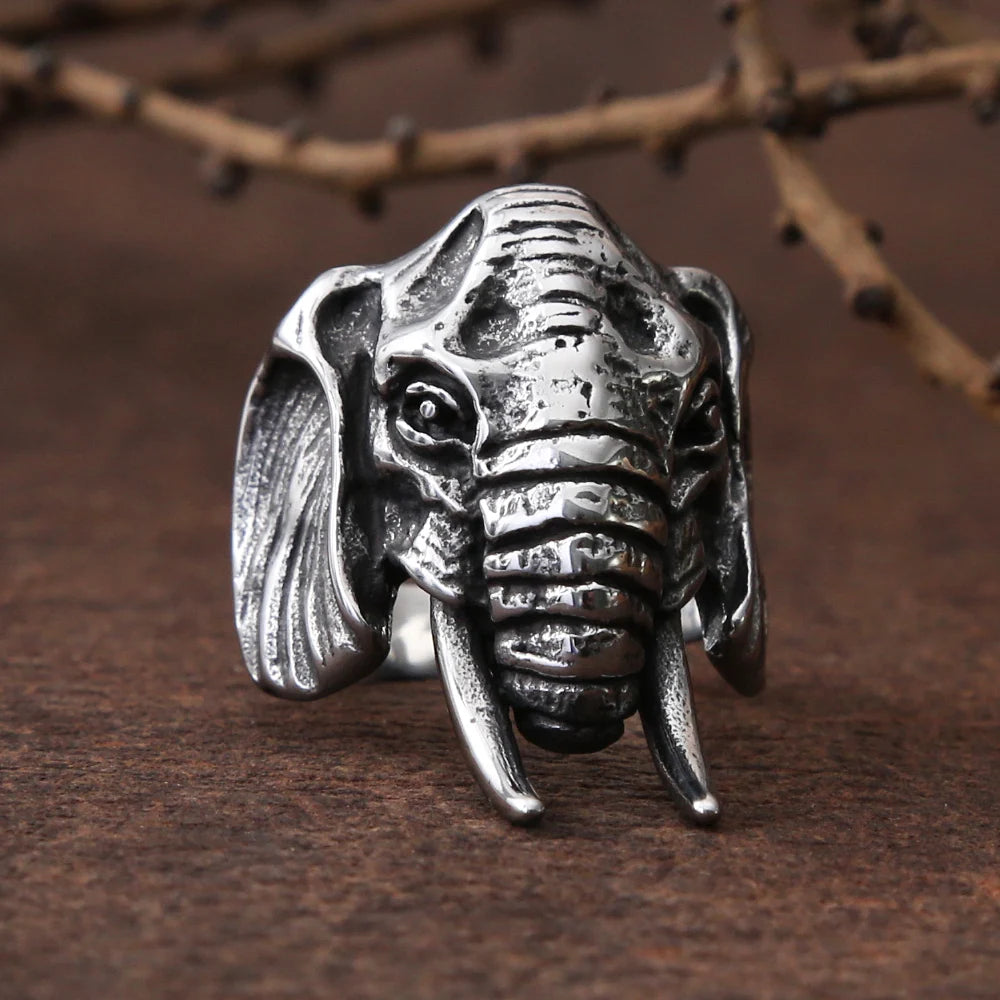 Elephant Head Ring