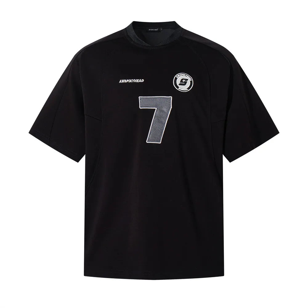 Embroidered Y2K "Spiky" Soccer Jersey