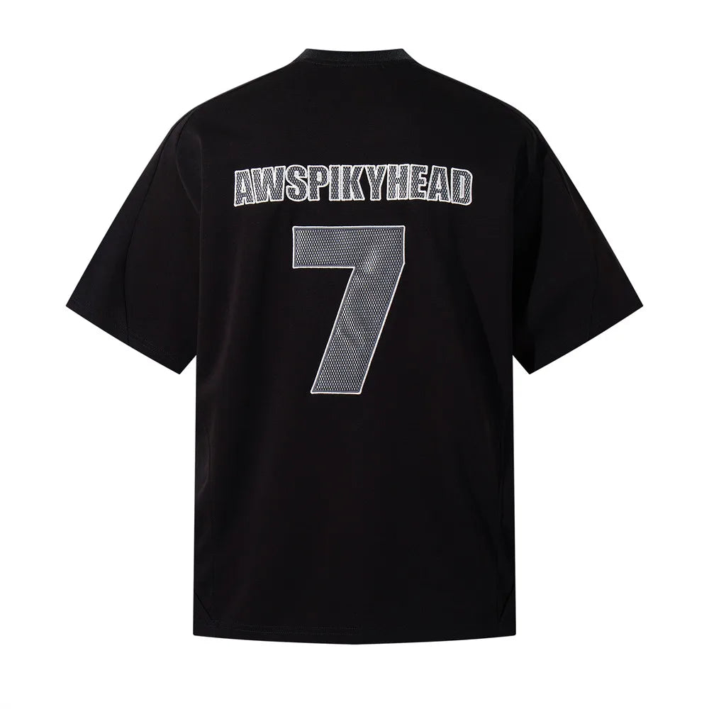 Embroidered Y2K "Spiky" Soccer Jersey