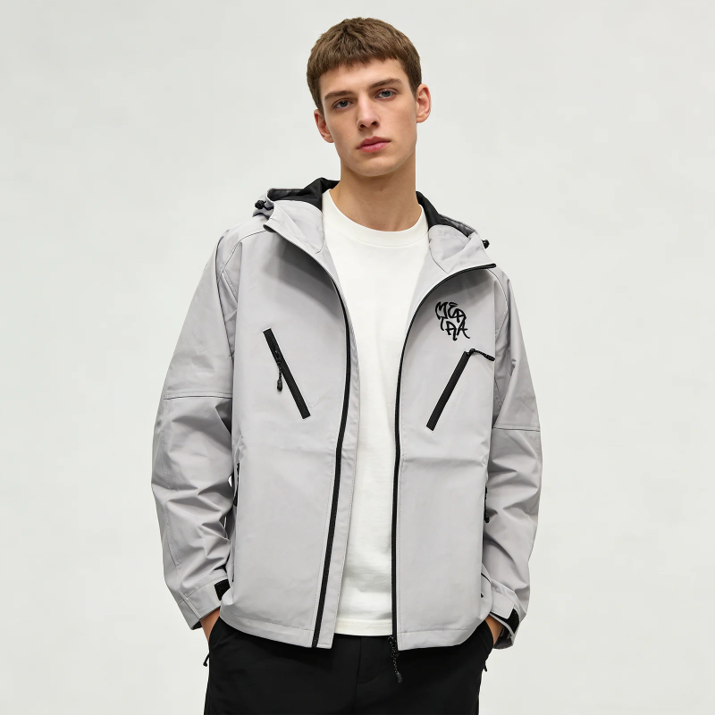 Embroidered Y2K Waterproof Windbreaker Jacket