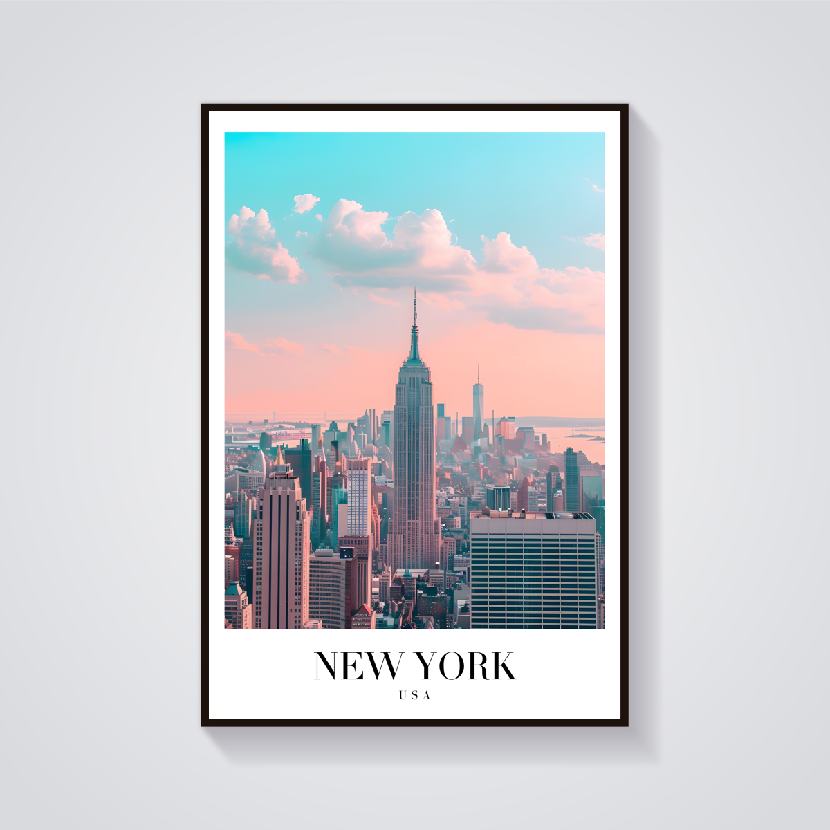 Empire State Vintage Poster