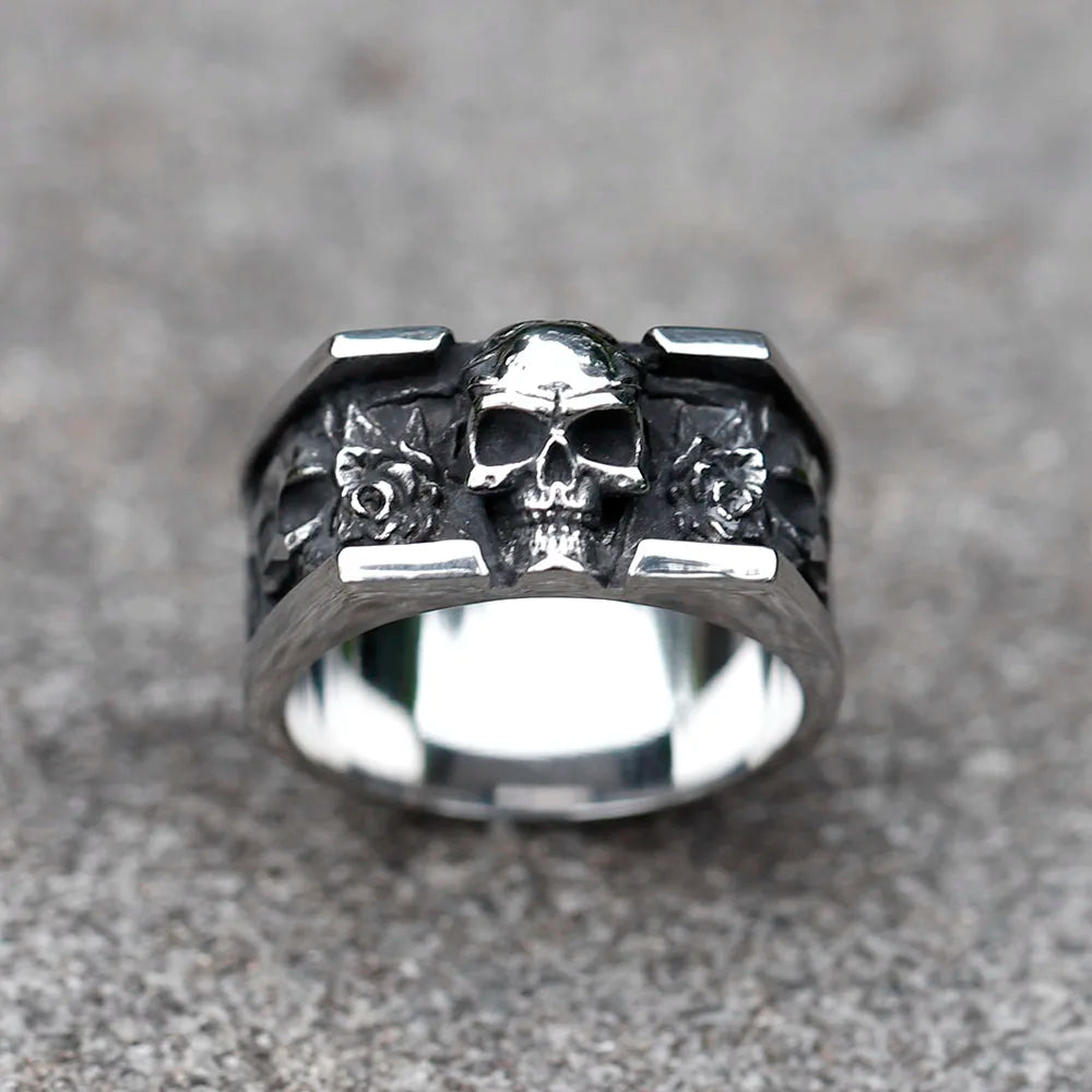 Encased Skull Ring