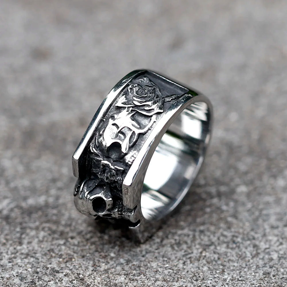 Encased Skull Ring