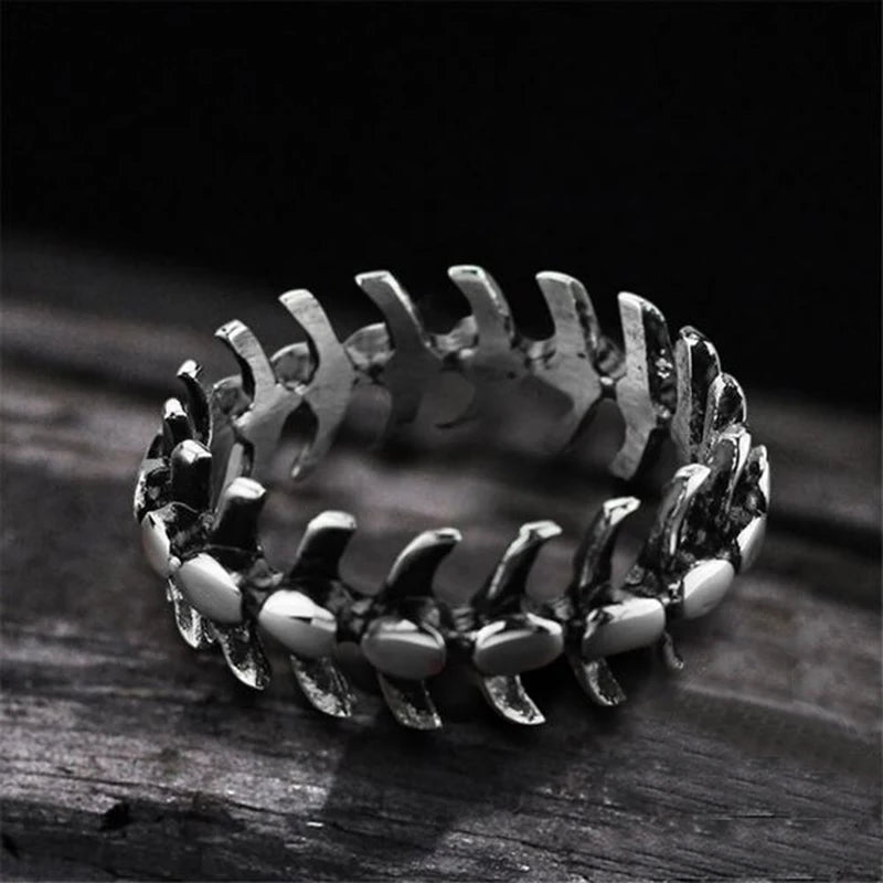 Fishbone Band Ring